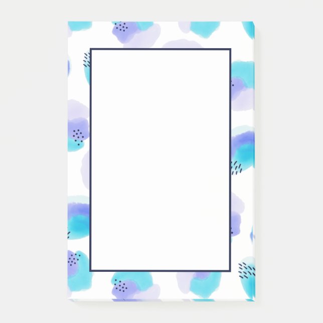 Post-it® Notes post-it des contours d'aquarelle (Devant)