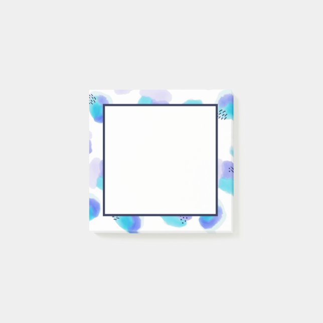 Post-it® Notes post-it des contours d'aquarelle (Devant)