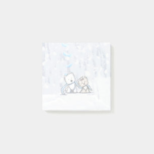 Post-it® Notes post-it des courriers d'hiver KiniArt