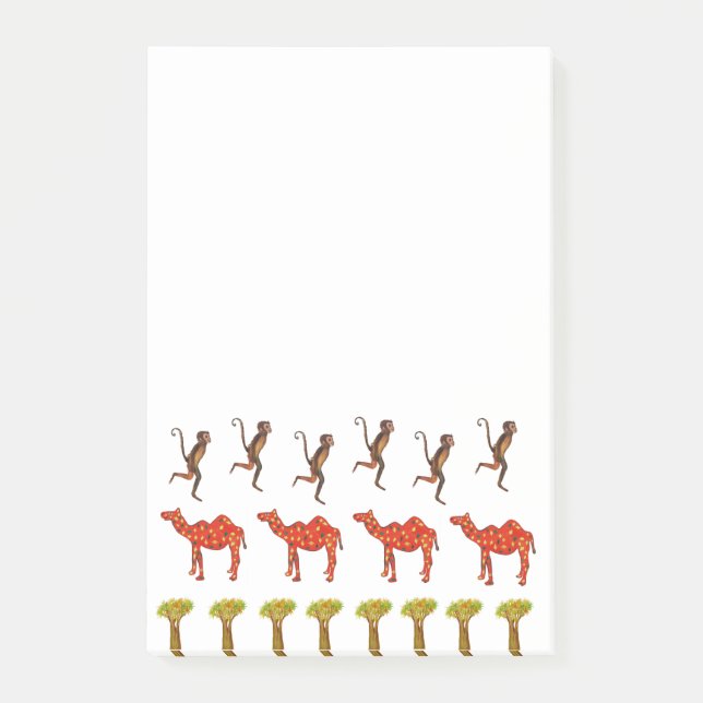 Post-it® Notes post-it du dessin Jungle Jingle (Devant)