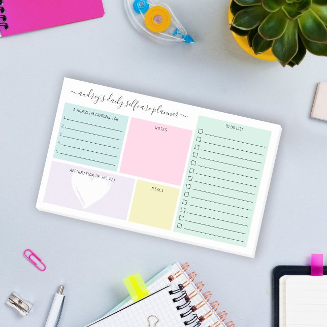 Post-it® Notes post-it du gestionnaire de soins personnels  (Créateur téléchargé)