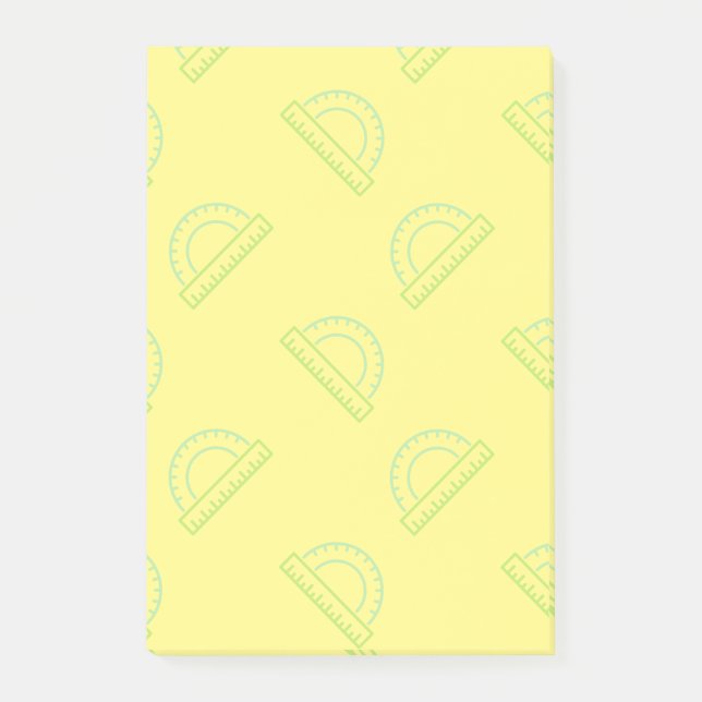 Post-it® Notes post-it du Motif de mathématiques de l'entre (Devant)