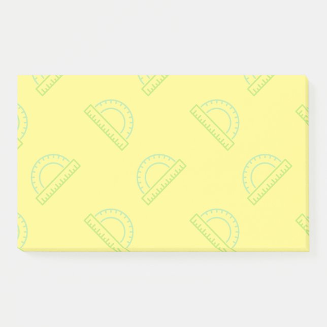 Post-it® Notes post-it du Motif de mathématiques de l'entre (Devant)