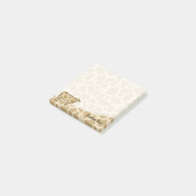 Post-it® Notes post-it du profil de vache (Incliné)