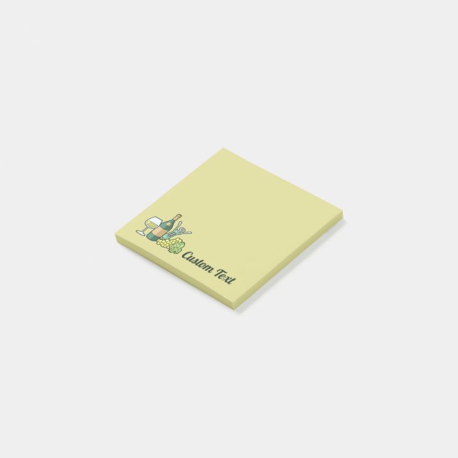 Post-it® Notes post-it du vin blanc (Incliné)