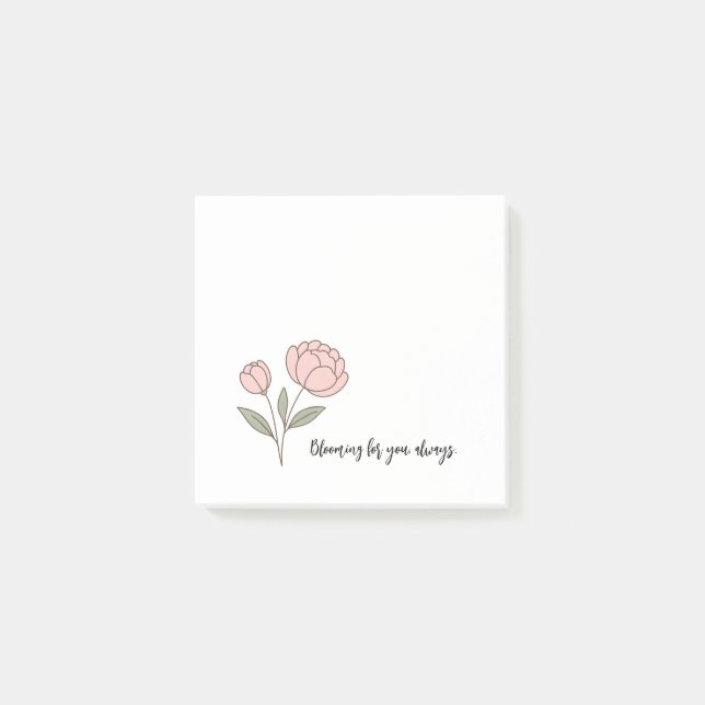Post-it® Notes post-it du Wonky Zoo Peonies (Devant)