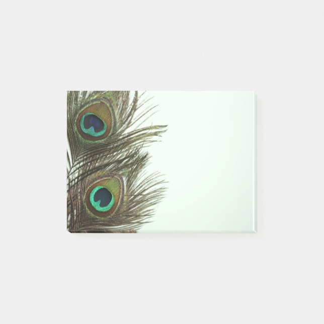 Post-it® Notes post-it en plume de paon (Devant)