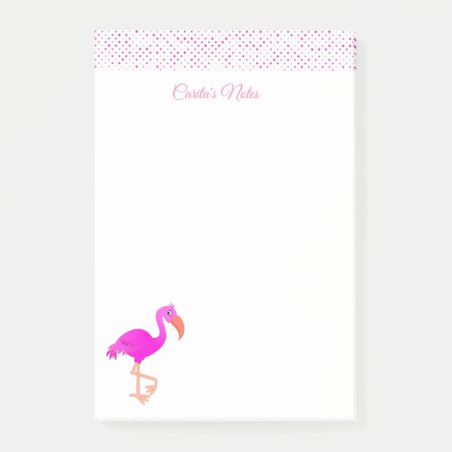 Post-it® Notes post-it Flamant rose rose (Devant)