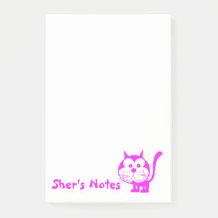 Post-it® Notes post-it Fuchsia Cat