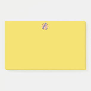 Post-it® Notes Post-it®, MONOGRAMME PERSONNALISÉ 4" x 3"
