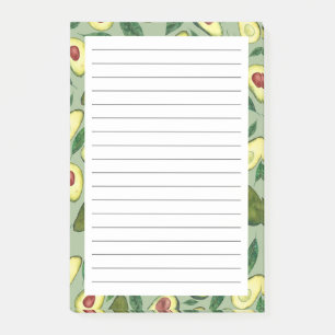 Post-it® Notes post-it Motif de l'aquarelle Avocado