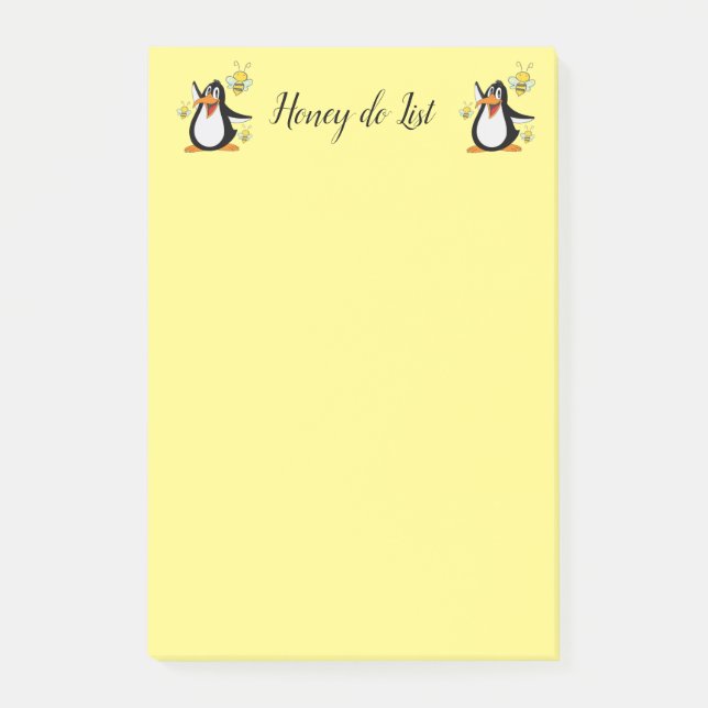 Post-it® Notes post-it Penguin Bumblebee (Devant)