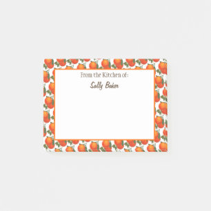 Post-it® Notes post-it personnalisées Motif des Oranges rét