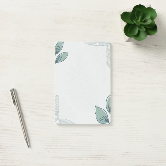 Post-it® Notes post-it Plantes simples Sage Green Cute (Bureau)