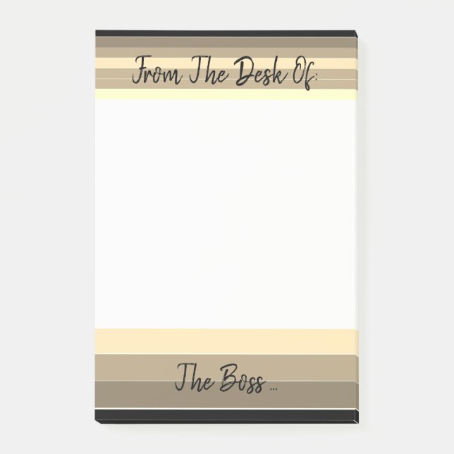 Post-it® Notes Post-It Pour Le Patron (Devant)