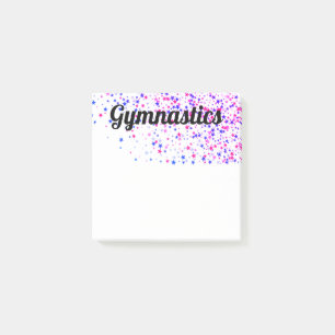 Post-it® Notes post-it - Stars rose et bleu Gymnastique