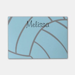 Post-it® Notes post-it sur monogramme personnalisé Turquois