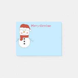 Post-it® Notes postales de Noël Snowman