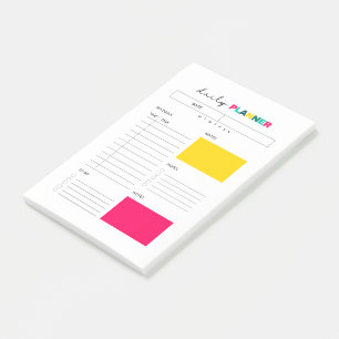 Post-it® Notes postales du journal du gestionnaire quotidie