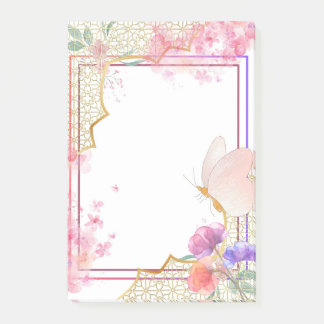 Post-it® Notes postales papillon
