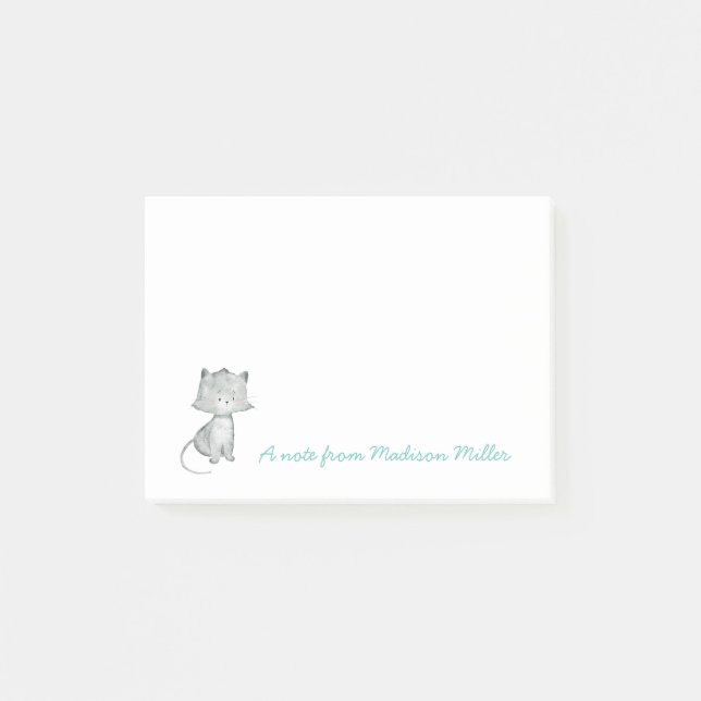 Post-it® Notes postales personnalisées Kitten (Devant)