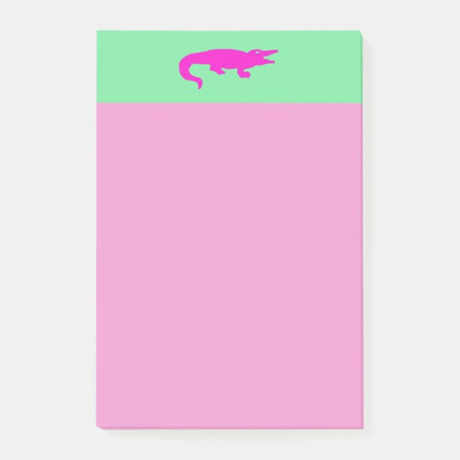 Post-it® Notes Postites de crocodile rose (Devant)