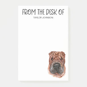 Post-it Notes pour amateur de Shar Pei