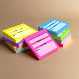 Post-It Notes pour mots de passe de site Web (Oran