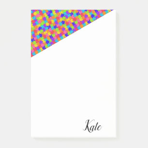 Post-it Notes Puzzle Coloré