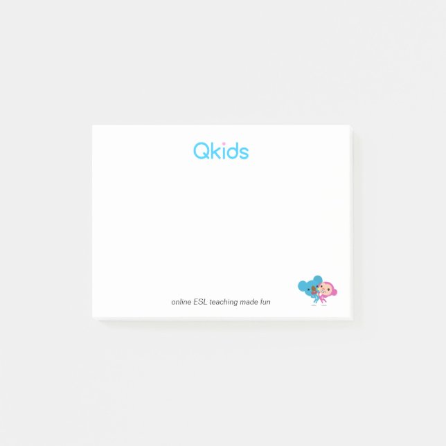 Post-it® Notes Qkids Post-It (Devant)