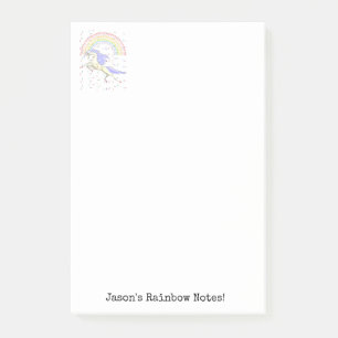 Post-it® Notes Rainbow Unicorn coloré
