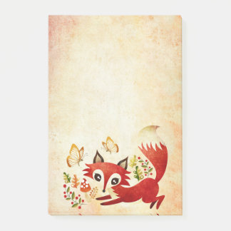 Post-It Notes Renard Ludique 4x6