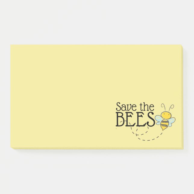 Post-It Notes Sauvez les Abeilles (Devant)