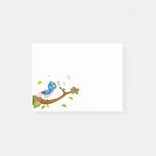 Post-it-Notes-Singing Bird Post-it Notes