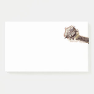 Post-it® Notes sticks amusantes avec Happy Ostrich - Smile