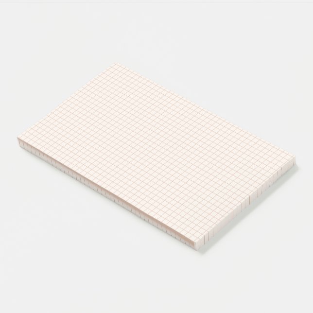 Post-it® Notes subtiles de post-it de grille neutre (Incliné)