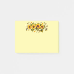 Post-it-Notes-Sunflowers Post-it Notes