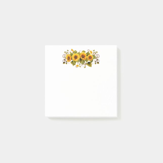 Post-it-Notes-Sunflowers Post-it Notes (Front)