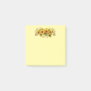 Post-it-Notes-Sunflowers Post-it Notes