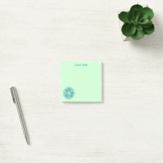 Post-it® Notes sur la chaux verte