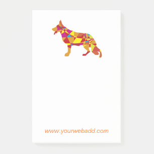 Post-it® Notes sur le Berger Allemand
