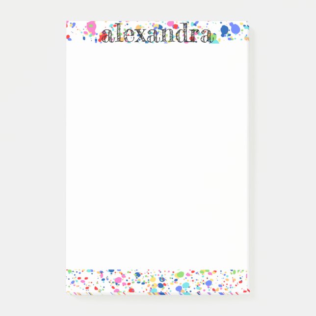 Post-it® Notes sur le nom de la peinture - Multi Rainbow (Devant)