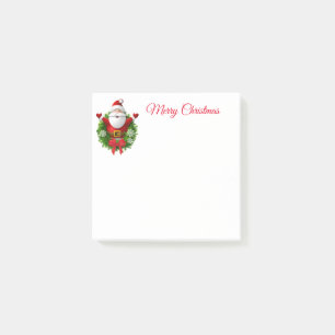 Post-it® Notes sur le post de Noël Père Noël