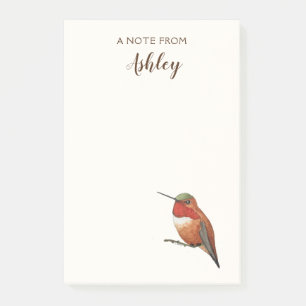 Post-it® Notes sur les colibris d'Allen personnalisées