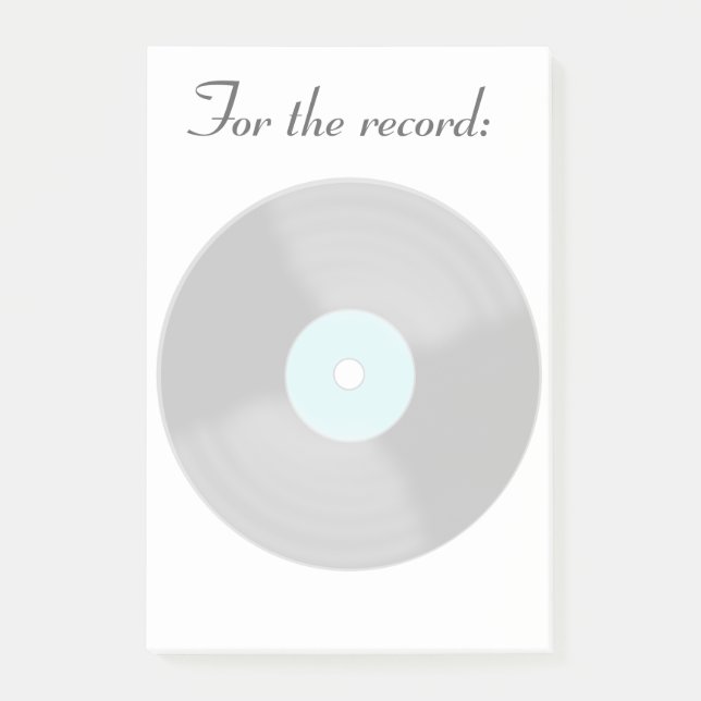 Post-it® Notes sur les gros enregistrements (Devant)