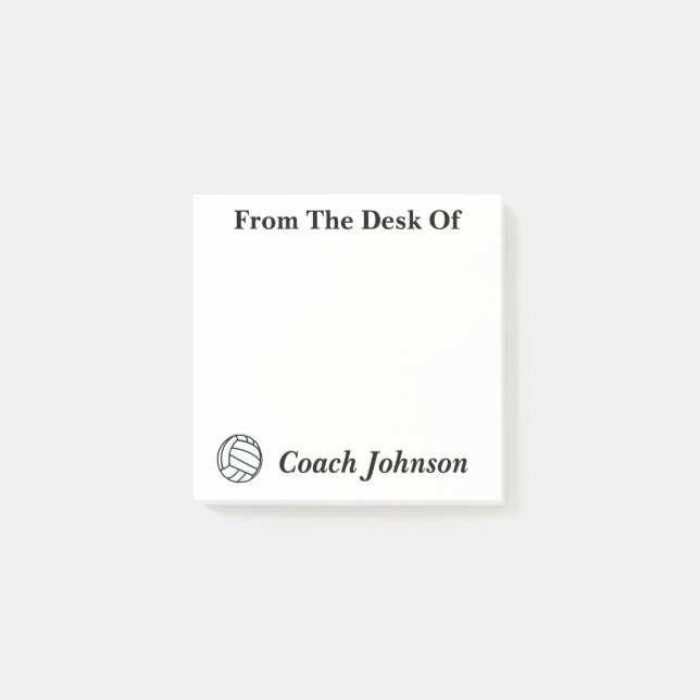 Post-it® Notes thématiques du volley-ball (Devant)