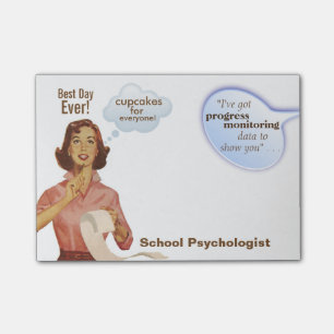 Post-it® Notes TOUJOURS collantes du JOUR du psychologue