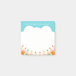 Post-it® Notes trop postérieures au nuage de crayon
