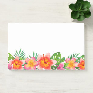 Post it Notes-Tropical Flowers Post-it Notes