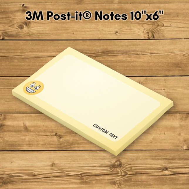 Post-it Notes Visage Souriant avec Yeux Ouverts (Créateur téléchargé)